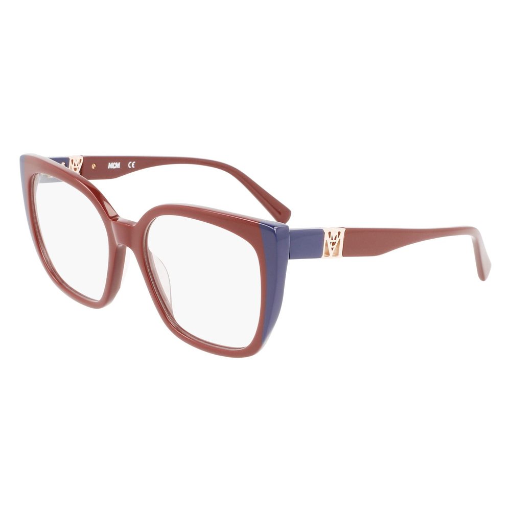 NEW MCM 2726 607 Burgundy & Blue Eyeglasses 55mm with MCM Case